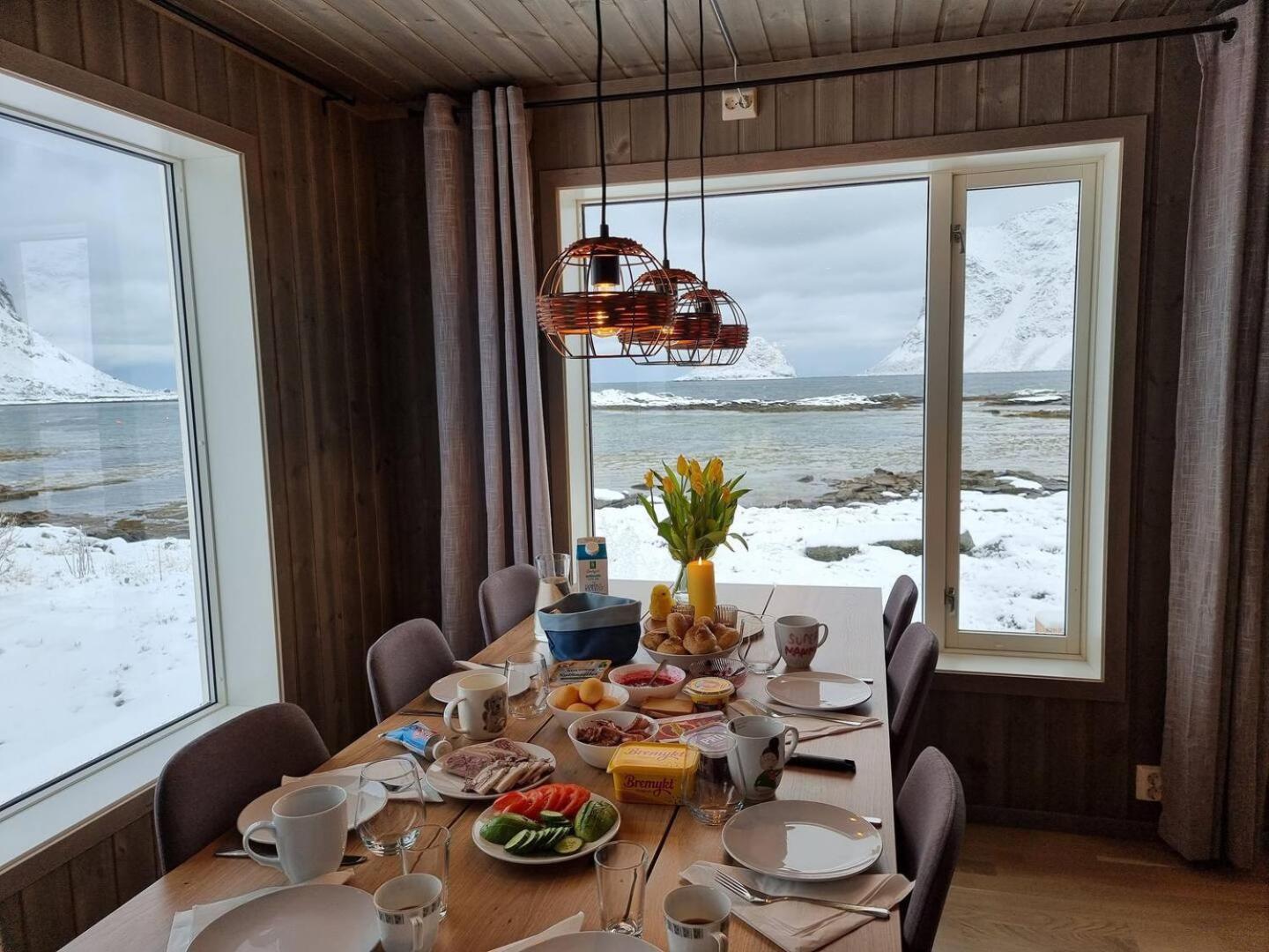 Magic Views And Walking Distance To Best Beaches Leknes Bagian luar foto